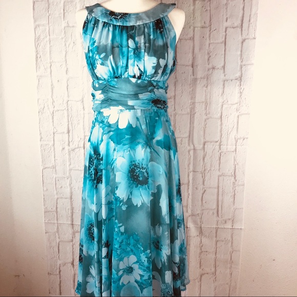 Dress Barn Dresses & Skirts - Floral Spring Summer Dress Size 12 Dress Barn